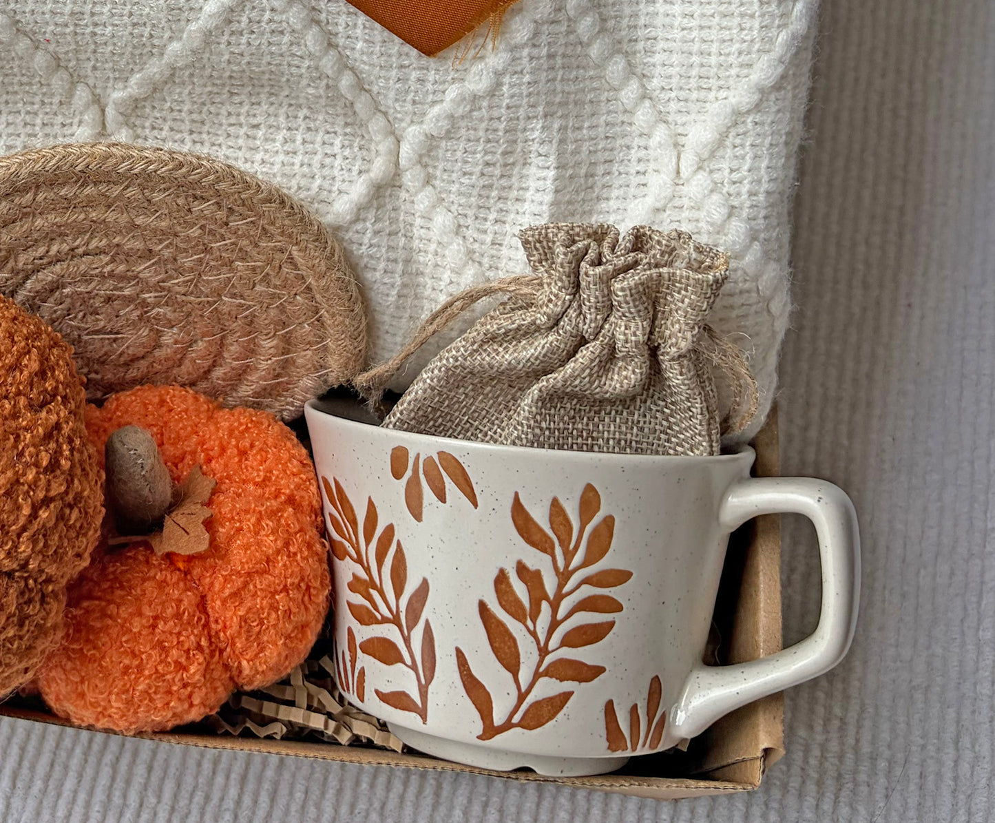 Cozy Fall Self Care Gift Basket for Women Autumn Comfort Set komorebi INC