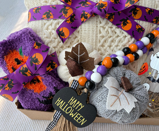 Halloween Cozy Gift Basket for Her - Nestlygift