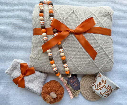 Neutral Hello Fall Harvest Self-Care Gift Box for Women Warm Earthy Autumn Retreat Set komorebi INC