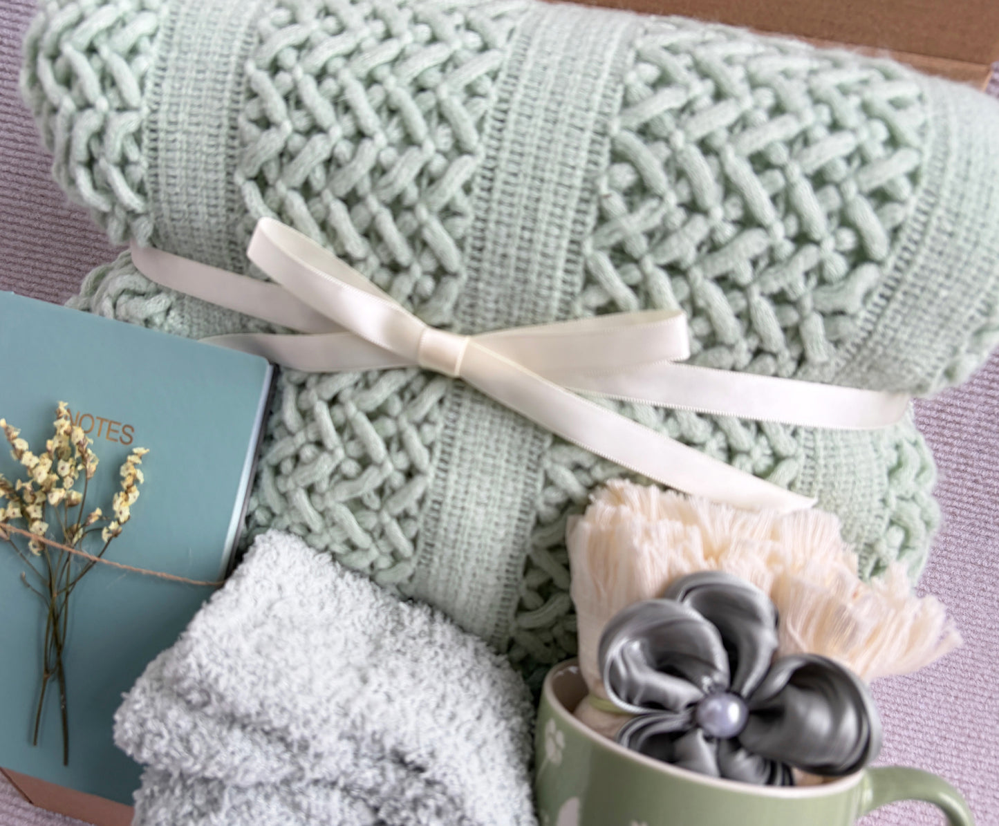 Soft Green Care Package | Thoughtful Present for Her komorebi INC