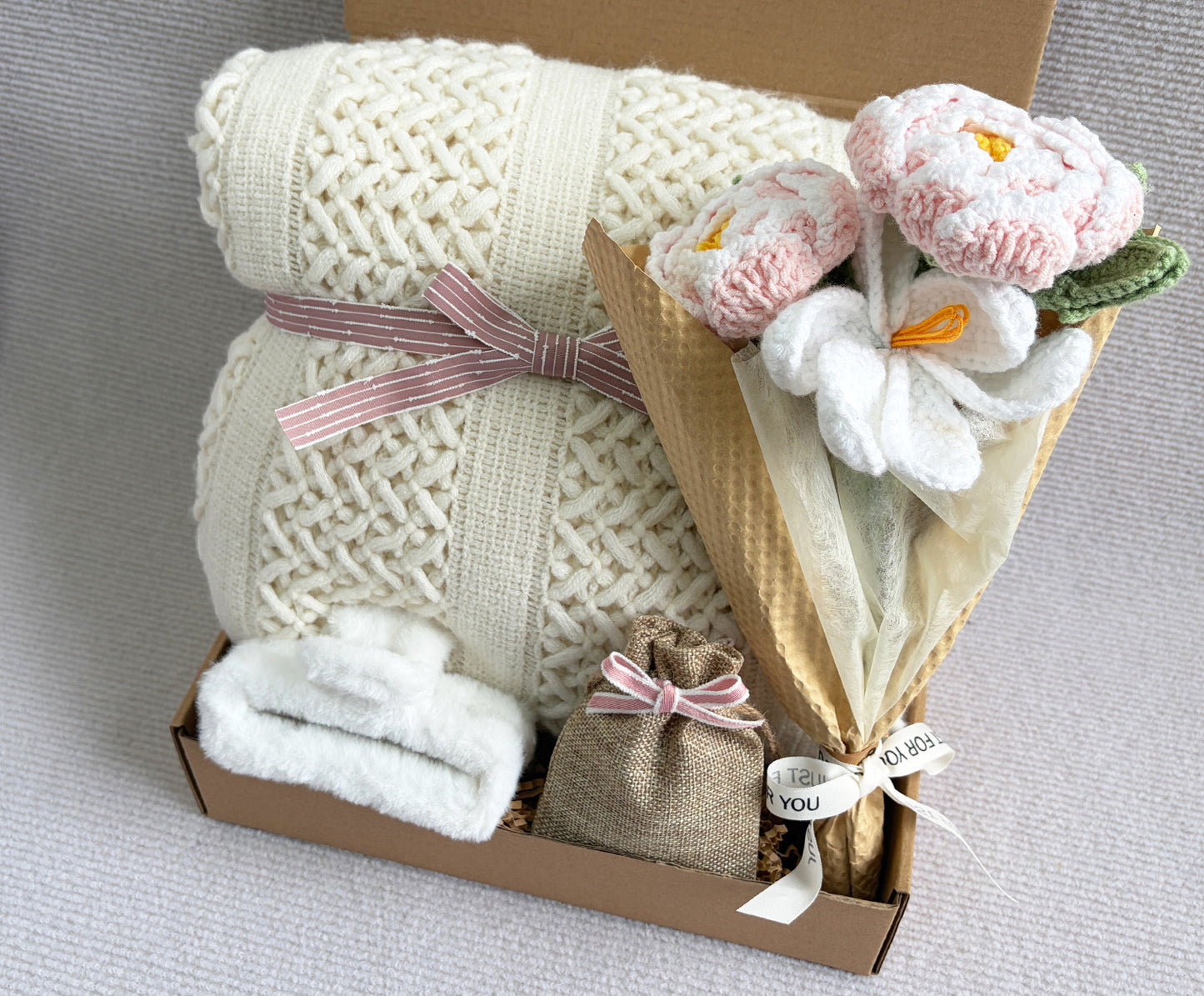 Neutral Cream & Pink Care Package | Thoughtful Present komorebi INC
