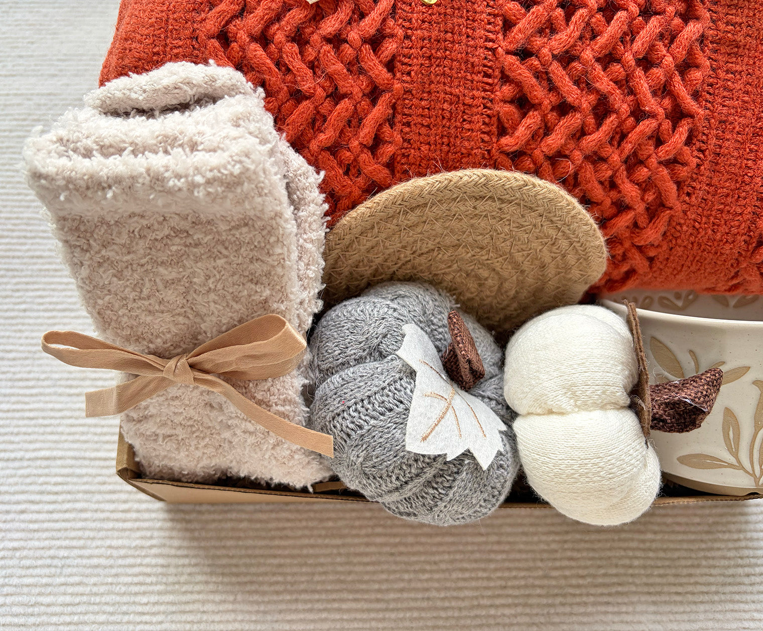 Cozy Care Package for Best Friend Fall Theme Self Care Gift Basket komorebi INC