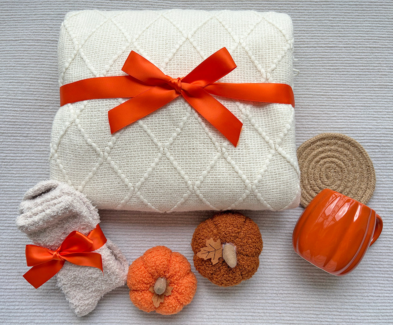 Warm Harvest Autumn Comfort Gift Basket for Her Cozy Fall Self-Care Box komorebi INC