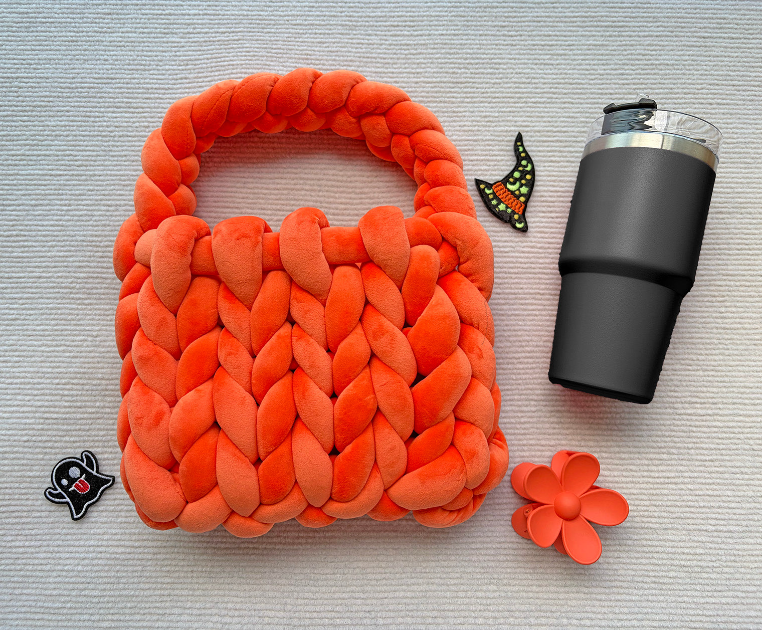 Halloween Chunky Knit Tote Gift Set for Her - Nestlygift