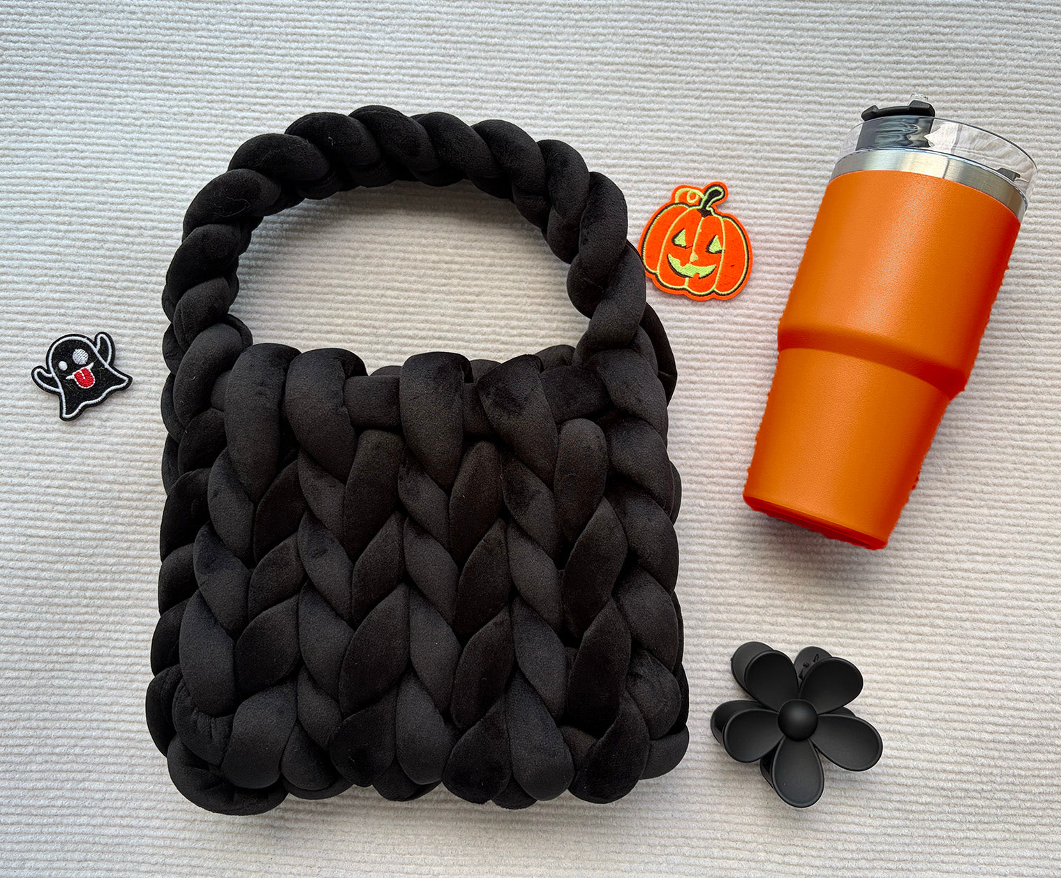 Halloween Chunky Knit Tote Gift Set for Her - Nestlygift