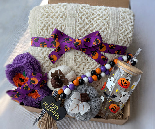 Halloween Cozy Gift Basket for Her - Nestlygift