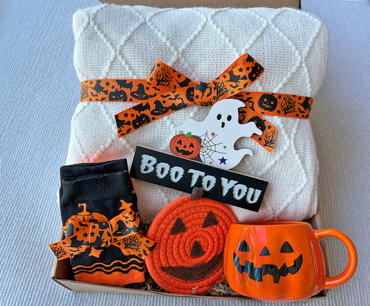 Boo-to-You Halloween Gift Basket for Her - Nestlygift