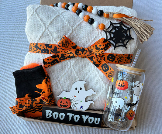 Boo-To-You Halloween Gift Basket for Her - Nestlygift