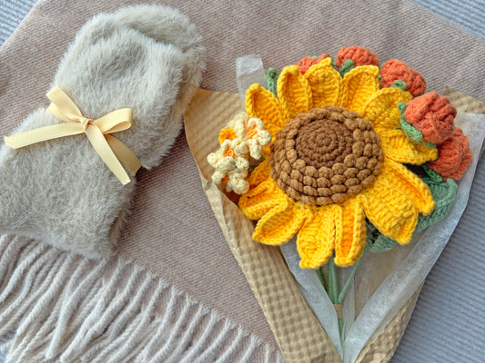 Sunflower Self Care Gift Box | Neutral Pink Care Package komorebi INC