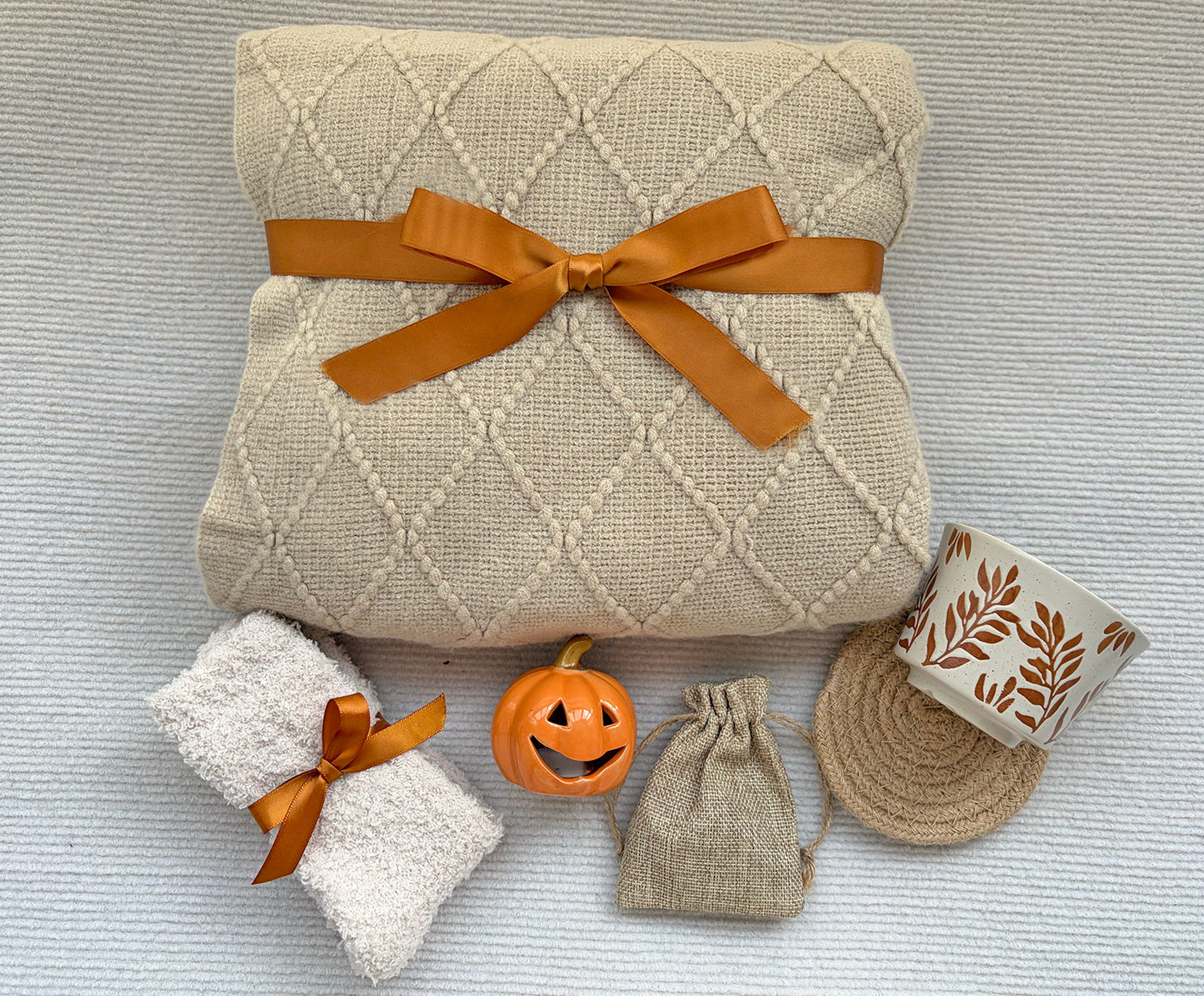 Rustic Neutral Fall Harvest Self-Care Gift Box for Women Warm Autumn Retreat Set komorebi INC