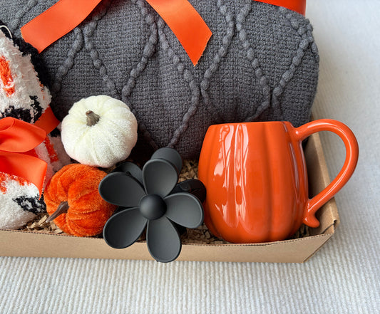 Moody Charcoal Halloween Harvest Self-Care Gift Box for Her Cozy Autumn Comfort Set komorebi INC