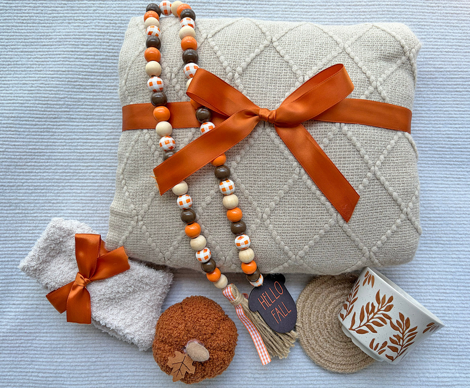 Neutral Hello Fall Harvest Self-Care Gift Box for Women Warm Earthy Autumn Retreat Set komorebi INC