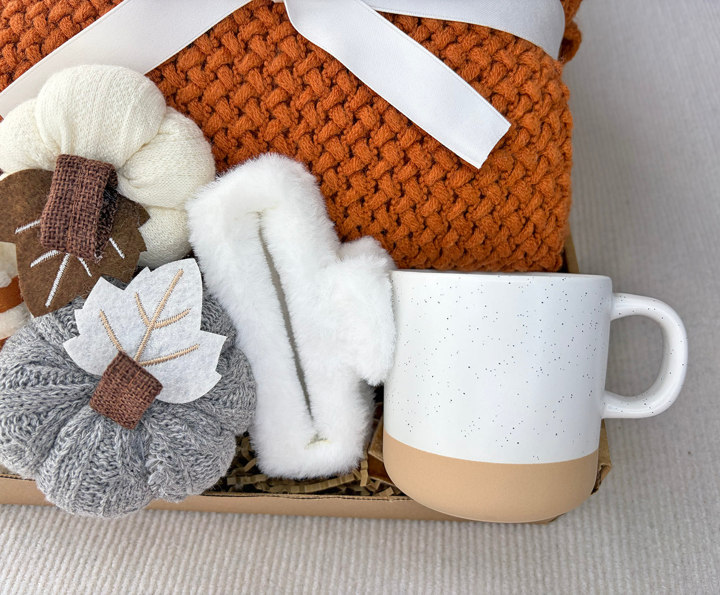 Rustic Fall Cozy Gift Basket for Her - Nestlygift